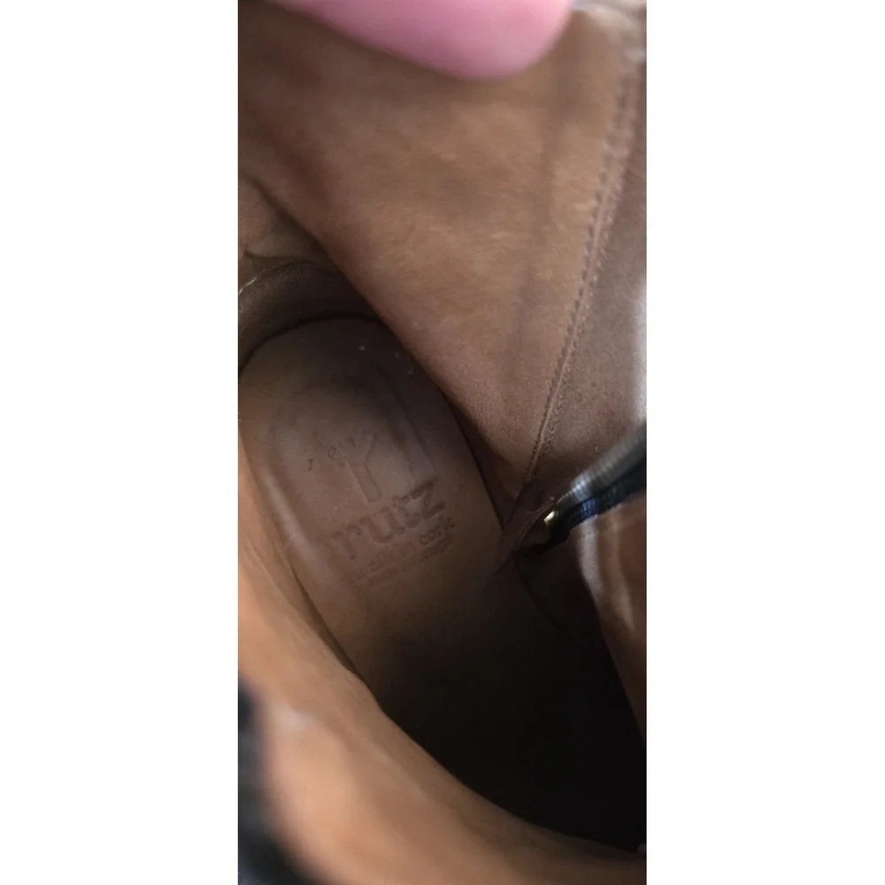 Rutz Walk in Cork Tan Cork Ankle Bootie‎ Fashion Side Zip 7 Woman EUC